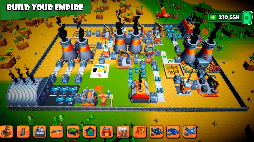 Gunsmith — industrial production line gameplay screenshot