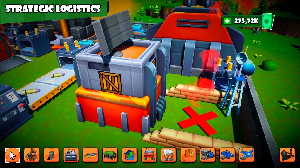 Gunsmith — tank crafting and resource upgrade screenshot